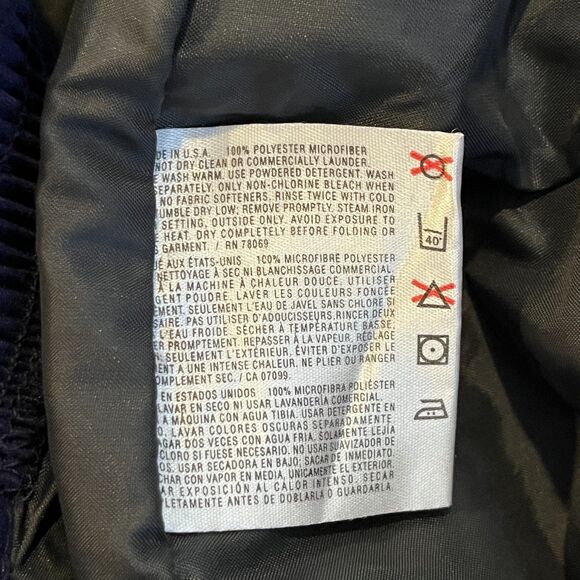 Ashworth Golf Blue Over Pants Weather Resistant Large Pull On Raingear - Picture 6 of 8